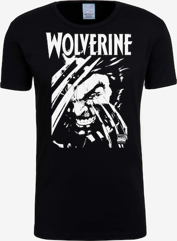 LOGOSHIRT T-Shirt 'Wolverine' in Mischfarben: predná strana