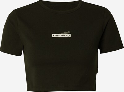 CONVERSE T-Shirt 'SPRING BLOOMS' in grau / weinrot / schwarz, Produktansicht