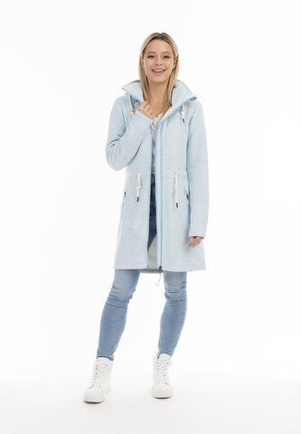 Schmuddelwedda Fleece jas 'Kawai' in Blauw