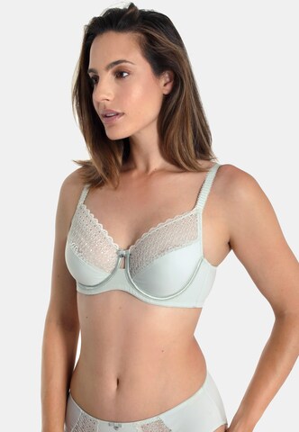 sassa T-shirt Bra 'Lovely Secret' in Green: front