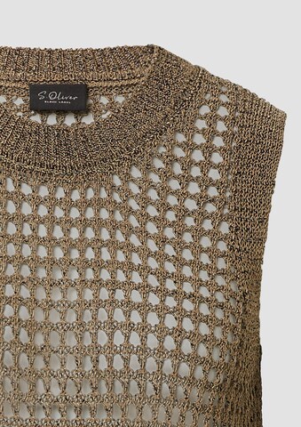 s.Oliver BLACK LABEL Gebreide top in Bruin