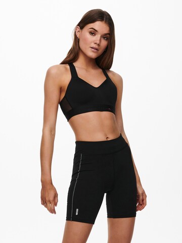 Bustier Soutien-gorge de sport ONLY PLAY en noir : devant