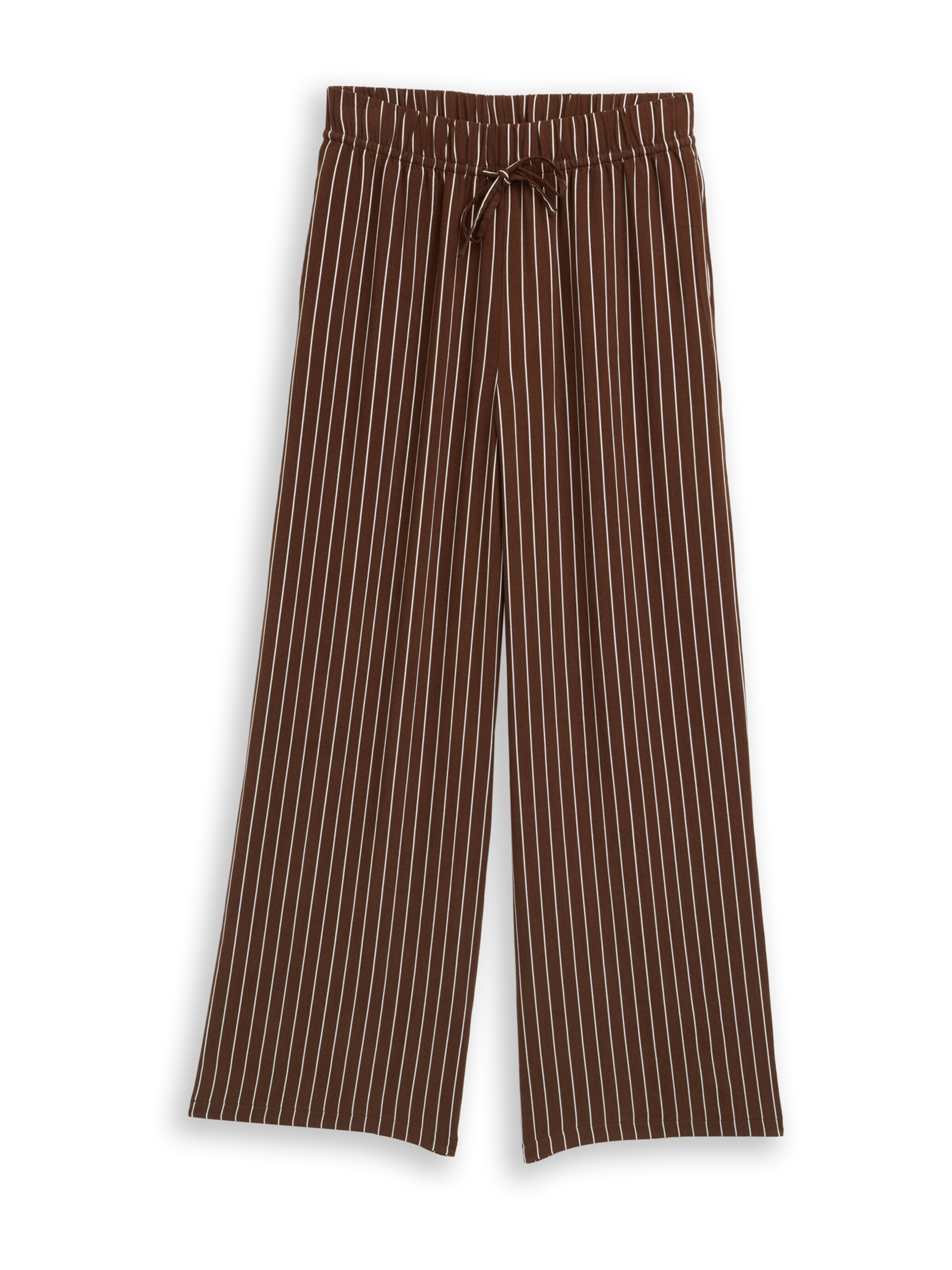 TOM TAILOR DENIM - Pierna ancha Pantalón en marrón: frente