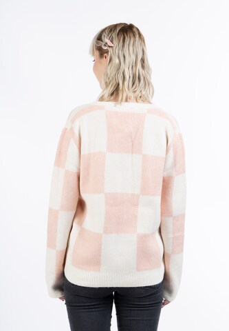 MYMO Knit Cardigan 'Blonda' in Pink