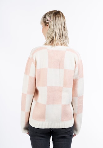 MYMO Knit cardigan 'Blonda' in Pink