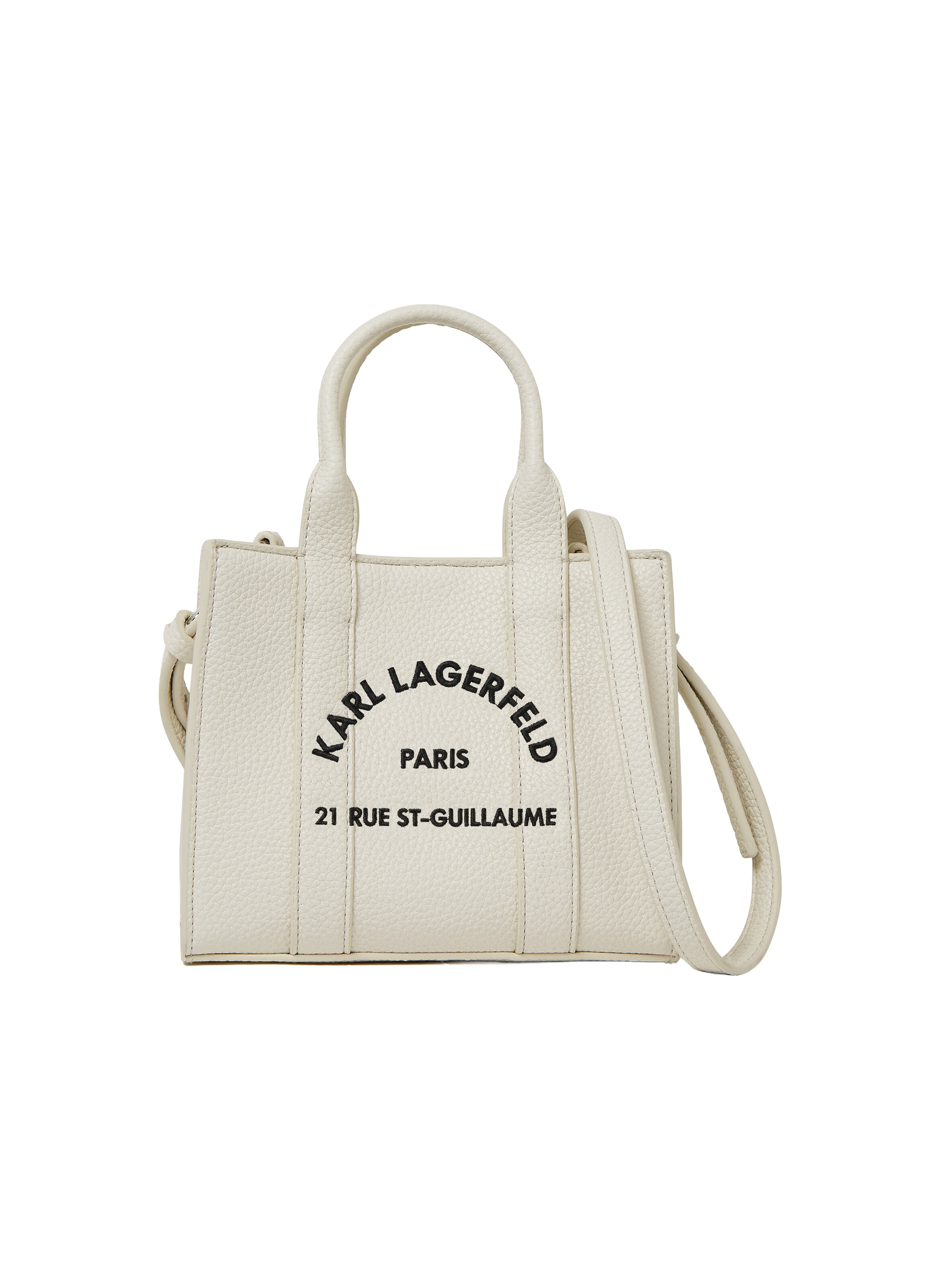 Karl Lagerfeld Handbag 'Rue St-Guillaume' in White: front