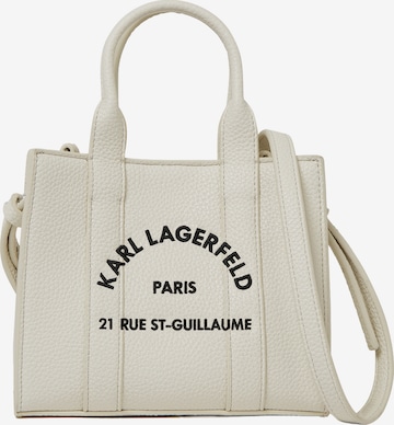 Karl Lagerfeld Handtasche 'Rue St-Guillaume' in Weiß: Vorderseite