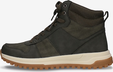 Bottes à lacets 'EBAN Green' nae Vegan Shoes en vert : devant