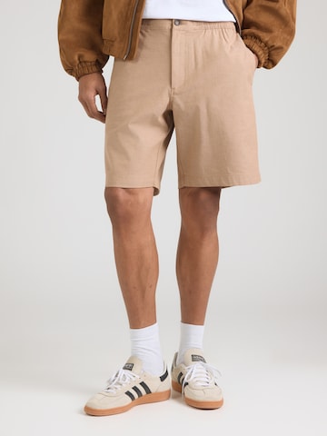 SCOTCH & SODA Regular Trousers in Beige: front