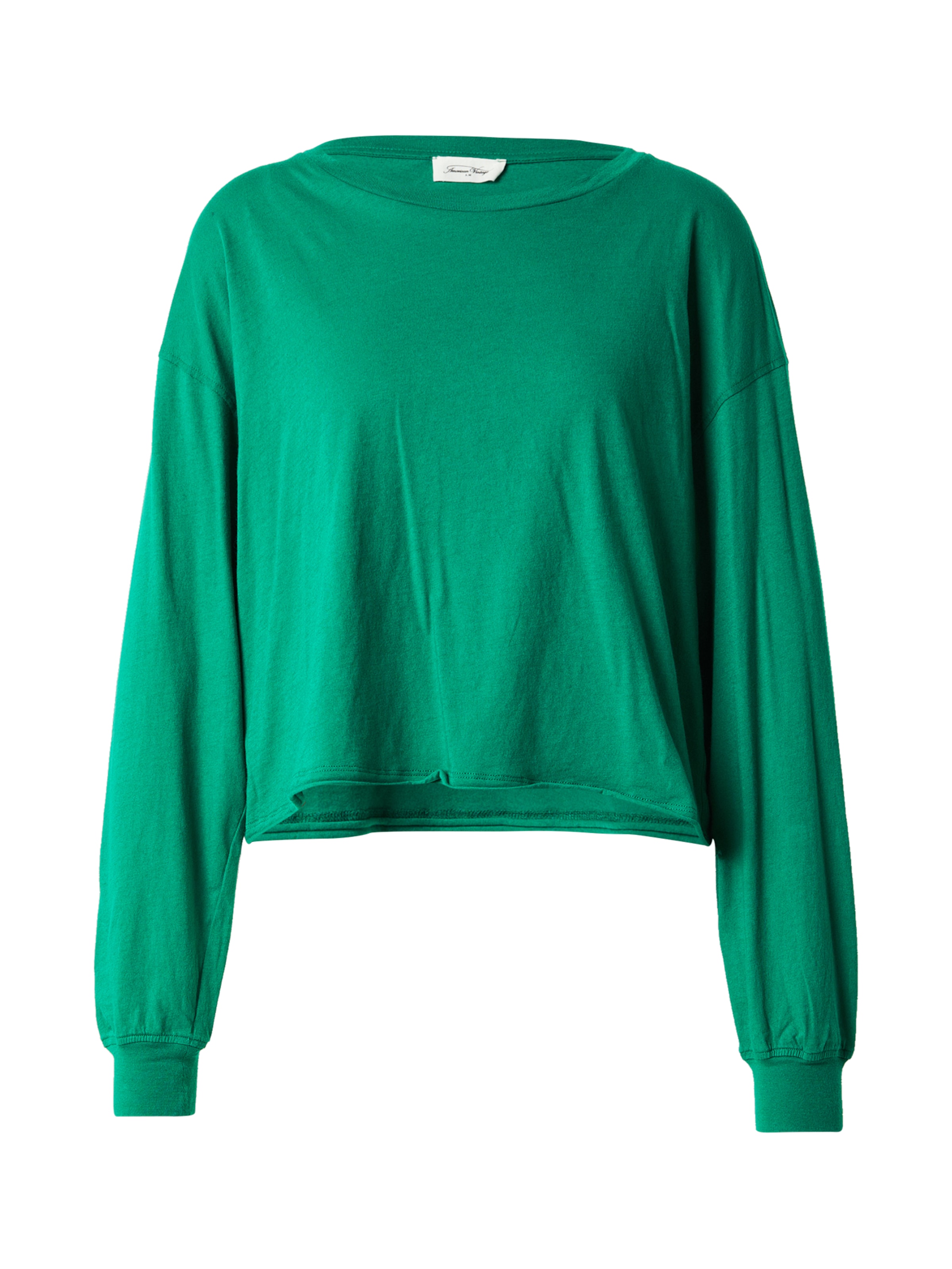 AMERICAN VINTAGE Tričko 'APOLY' - Zelená: predná strana