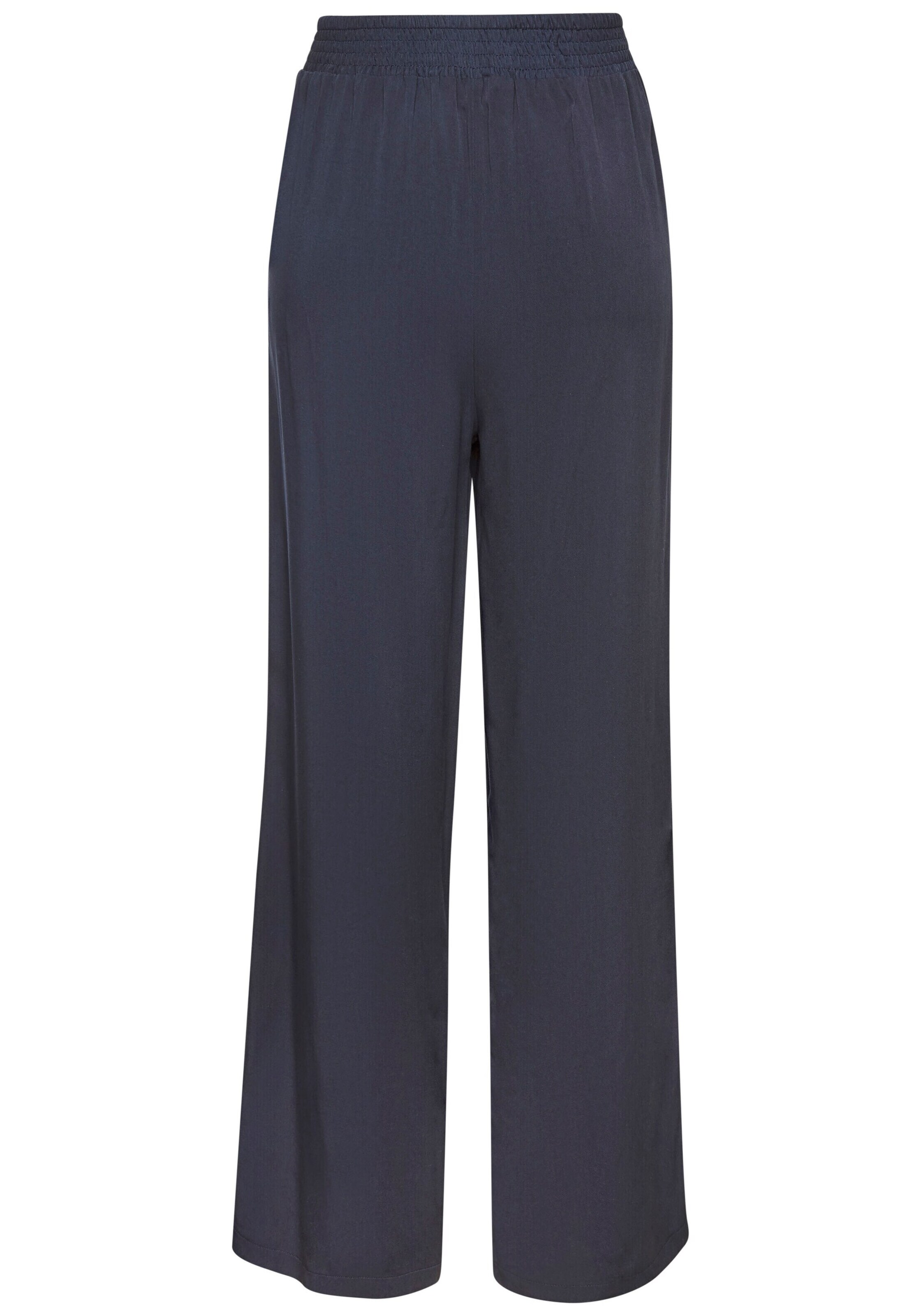 VIVANCE Обычный Брюки со складками в Синий