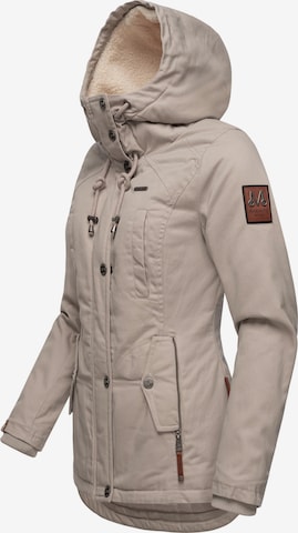 MARIKOO Winter Jacket 'Bikoo' in Beige