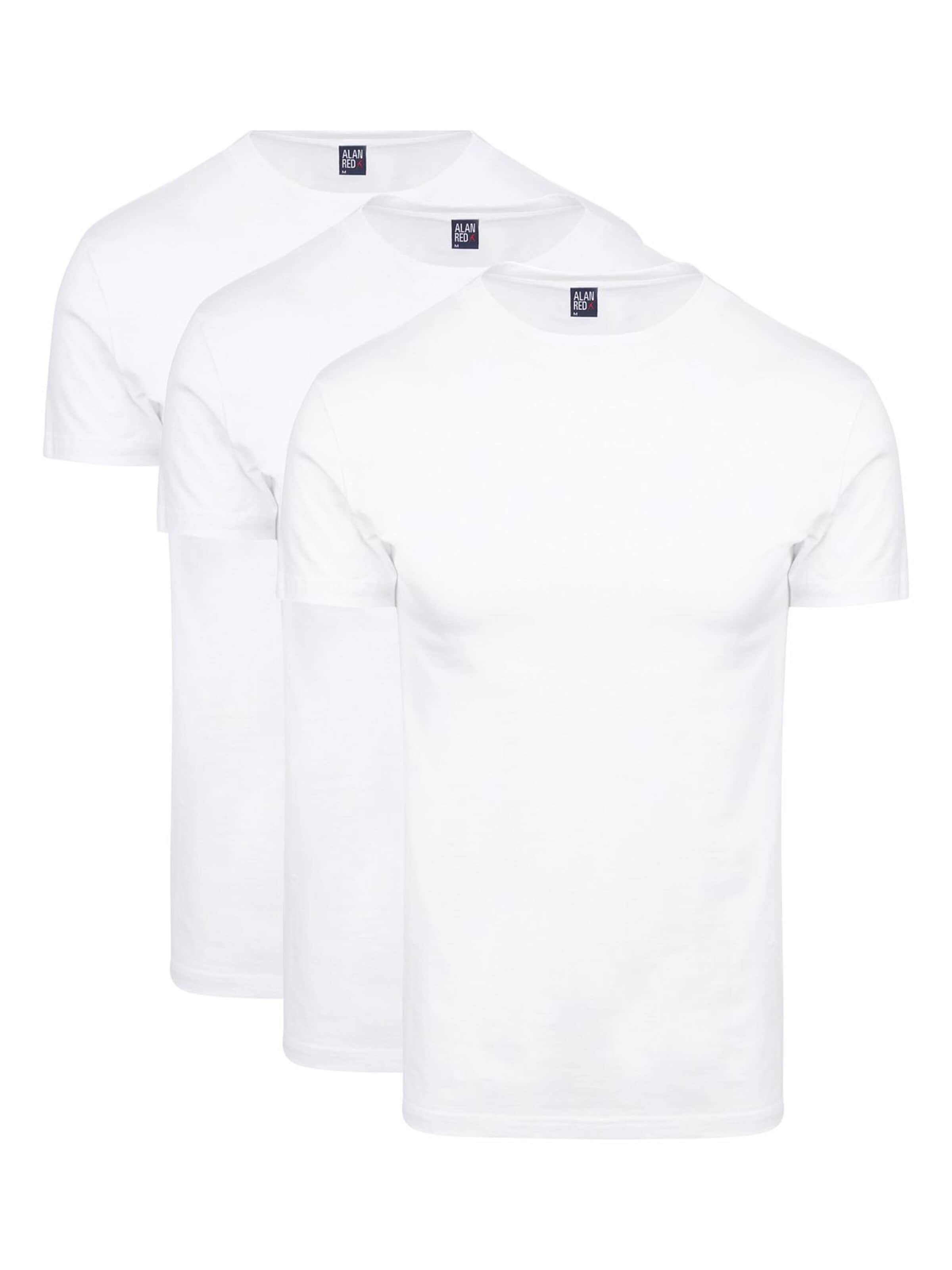 alan red Shirt 'Oakville' in White: front