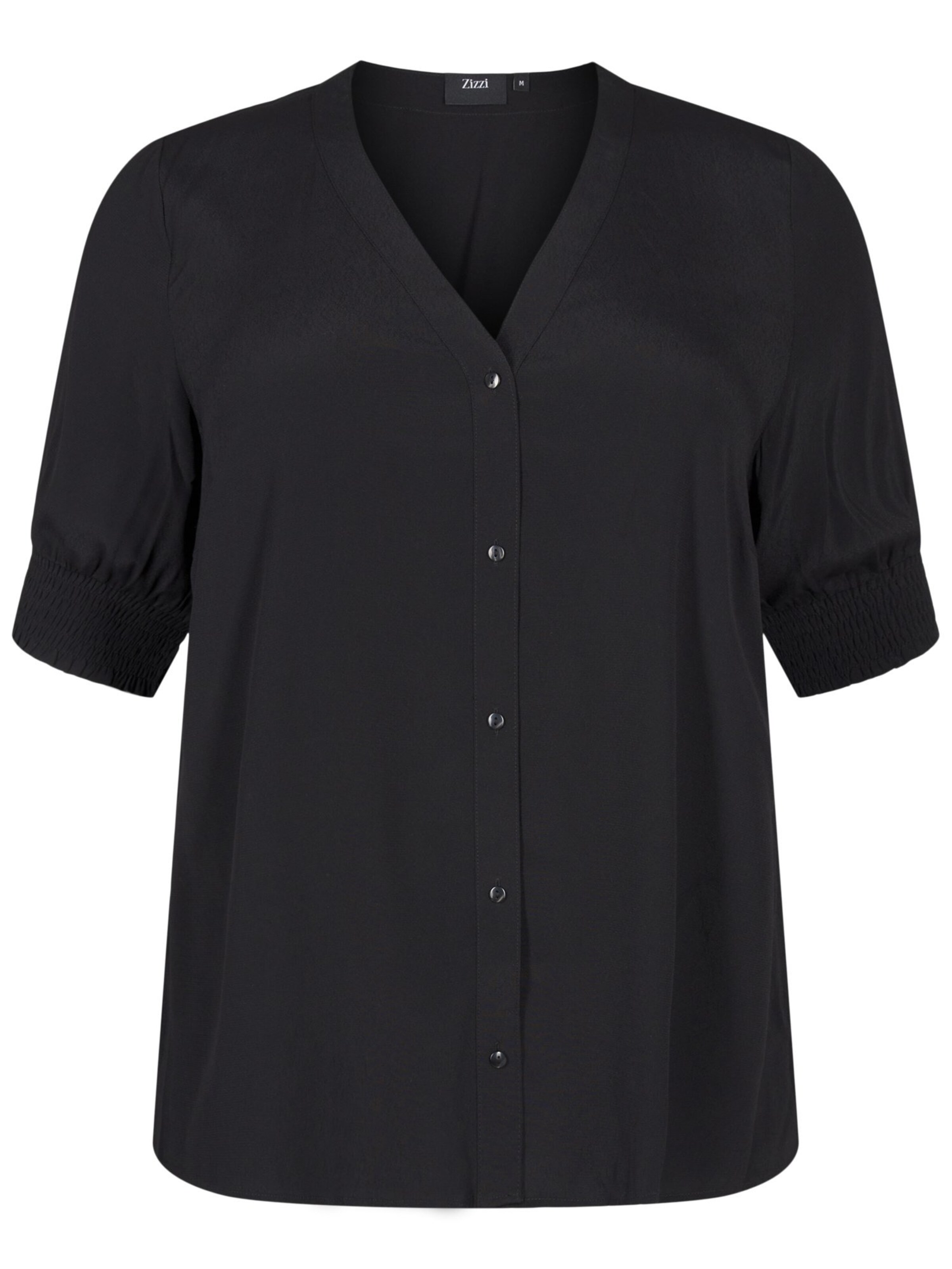 Zizzi Blouse 'VBella' in Black: front