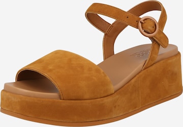 CAMPER Strap Sandals 'Misia' in Brown: front