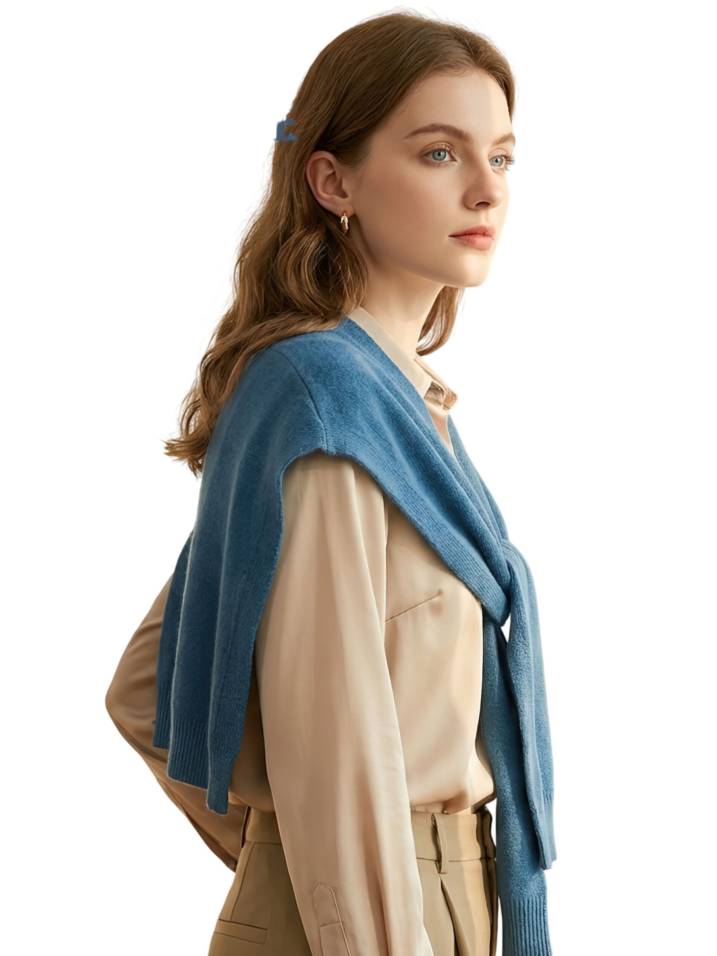 Magicshe Scarf 'Strickschal' in Blue