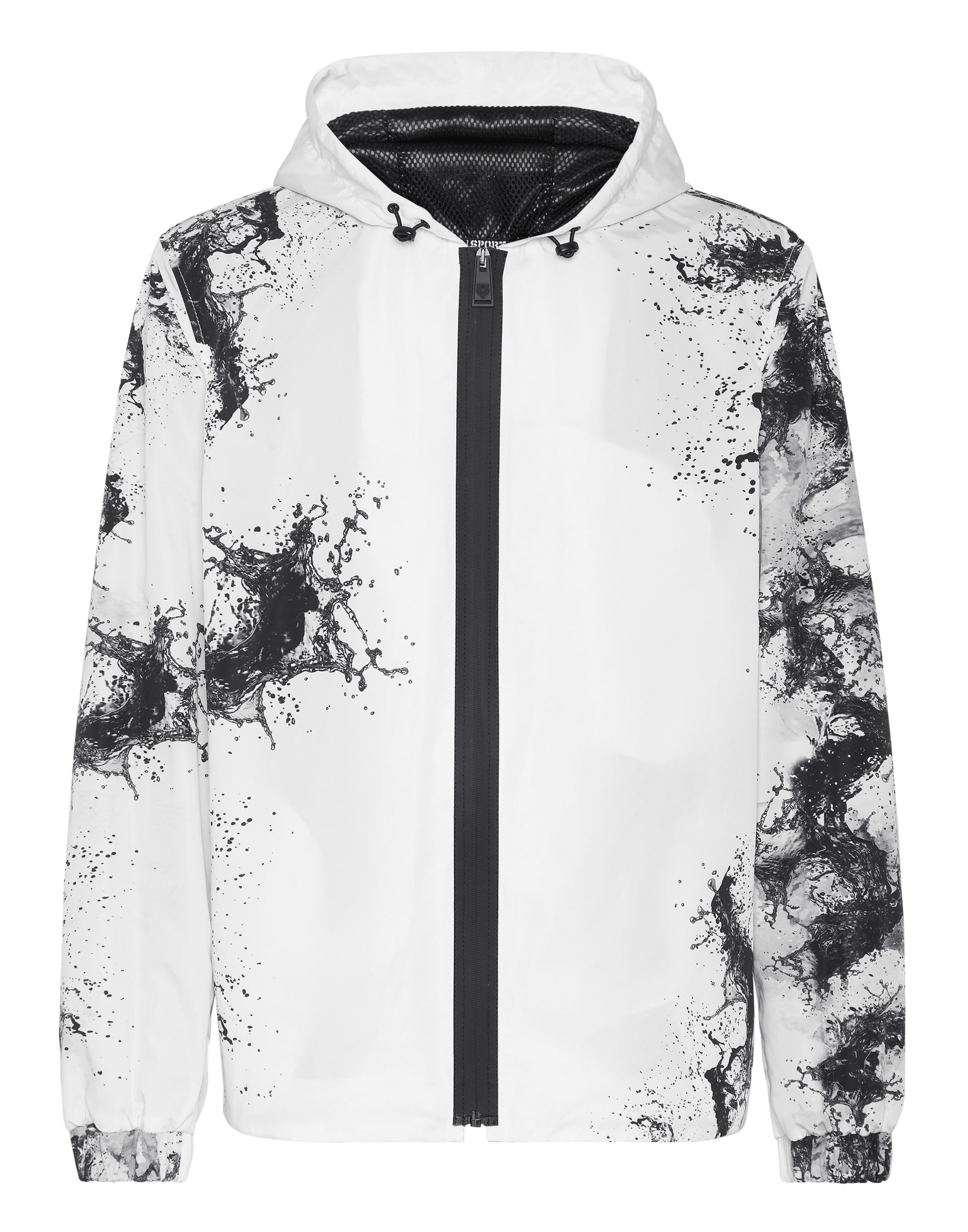 Plein Sport - Chaqueta de entretiempo 'Splash Extreme' en blanco: frente