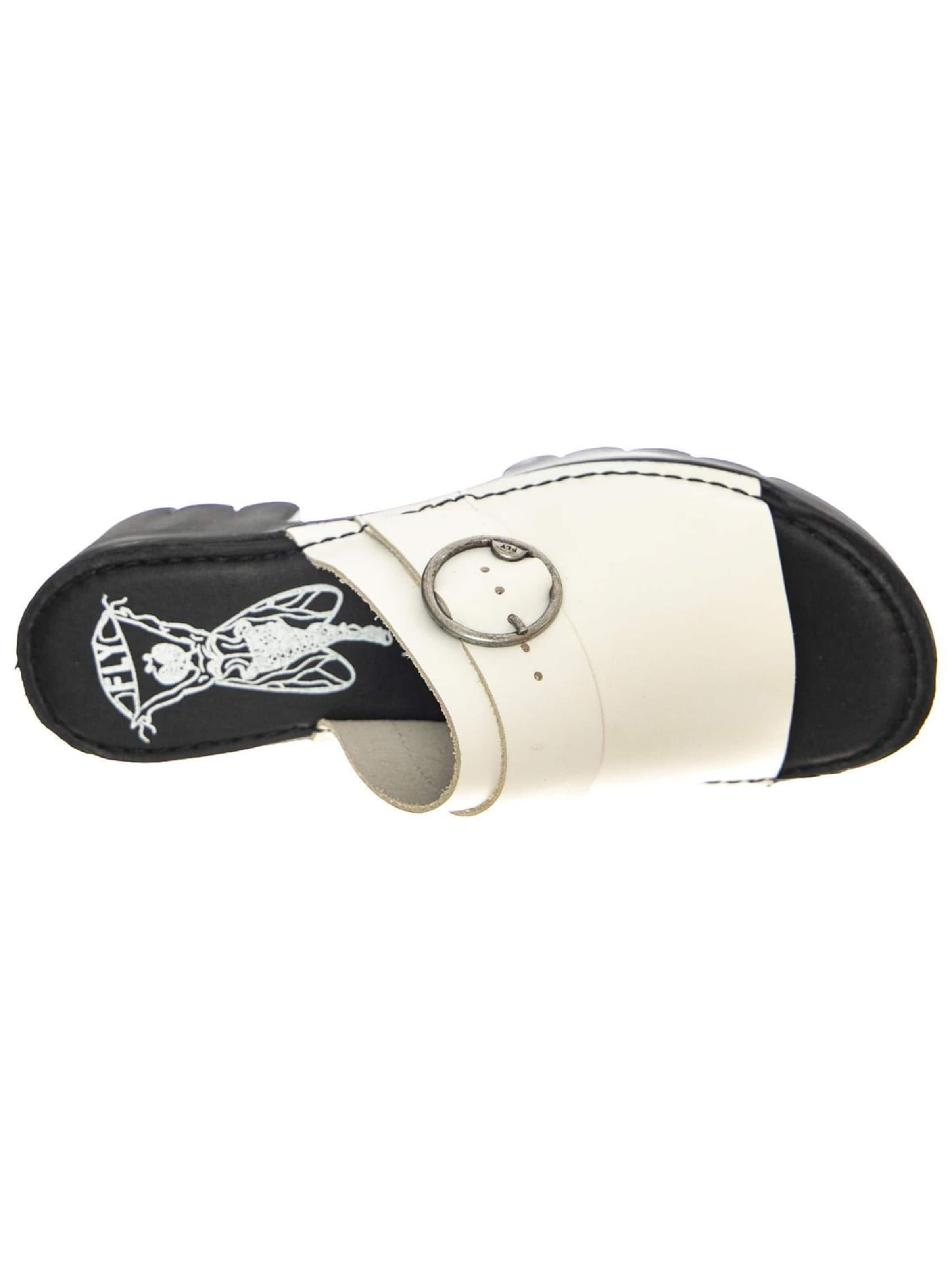 Zoccoletto 'W' Eple 519 Fly Bridle Offwhite Sandals' di FLY LONDON in bianco
