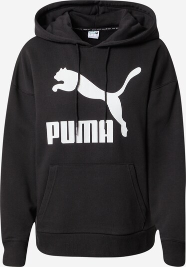 PUMA Sweat-shirt 'Classics' en noir / blanc, Vue avec produit