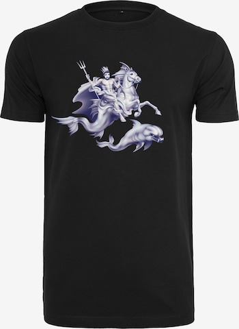 MT Men Shirt 'Amazing Horse' in Black: front