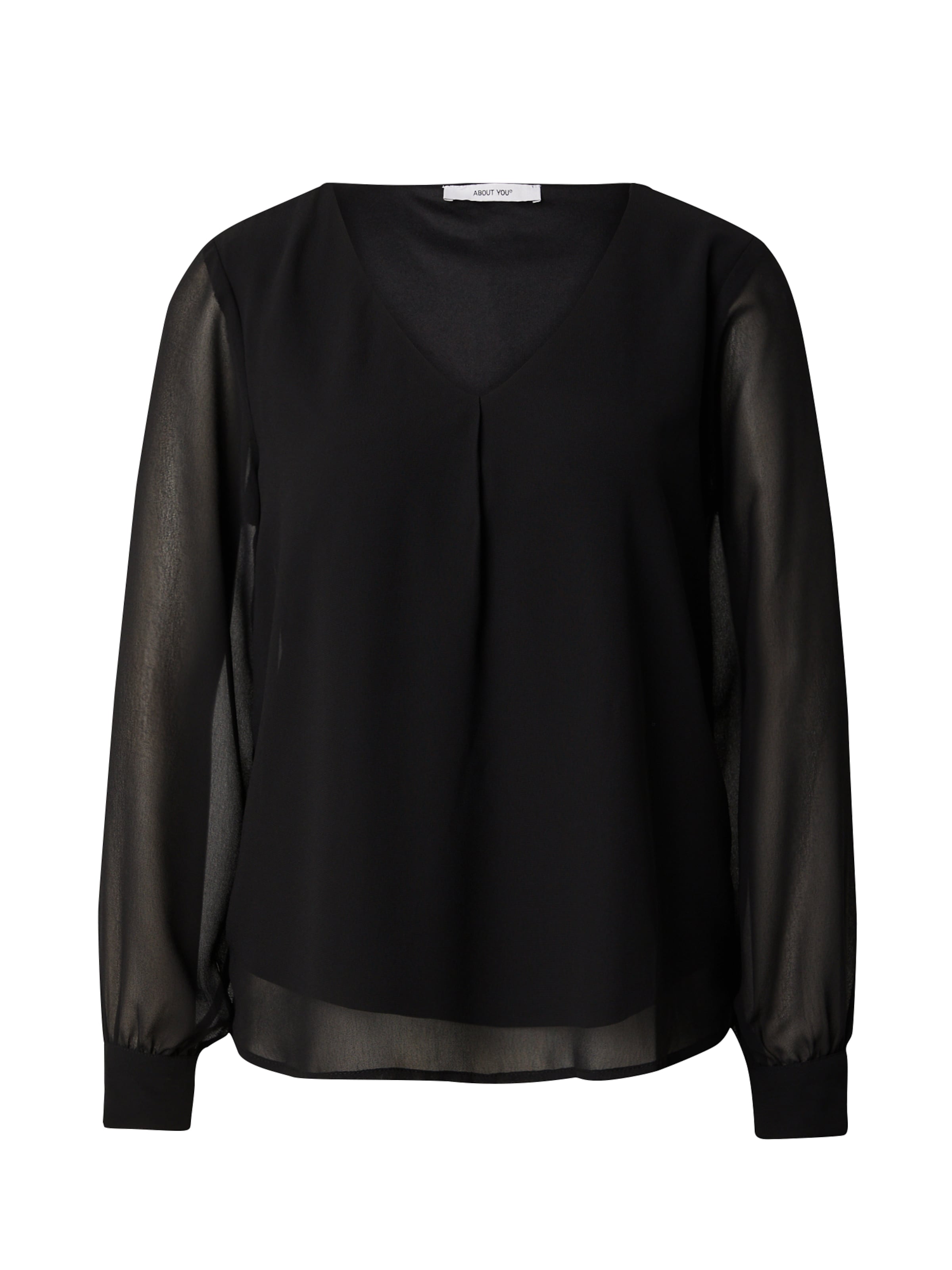 Chemisier 'Mira' ABOUT YOU en noir : devant