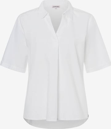 TIMEZONE Blouse in White: front