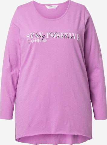 T-shirt Angel of Style en violet : devant