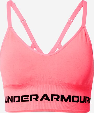 Soutien-gorge de sport UNDER ARMOUR en rose : devant