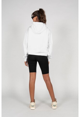 MJ Gonzales Sweatshirt ' Wave V.1' in White