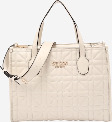 Guess cream handbag hotsell