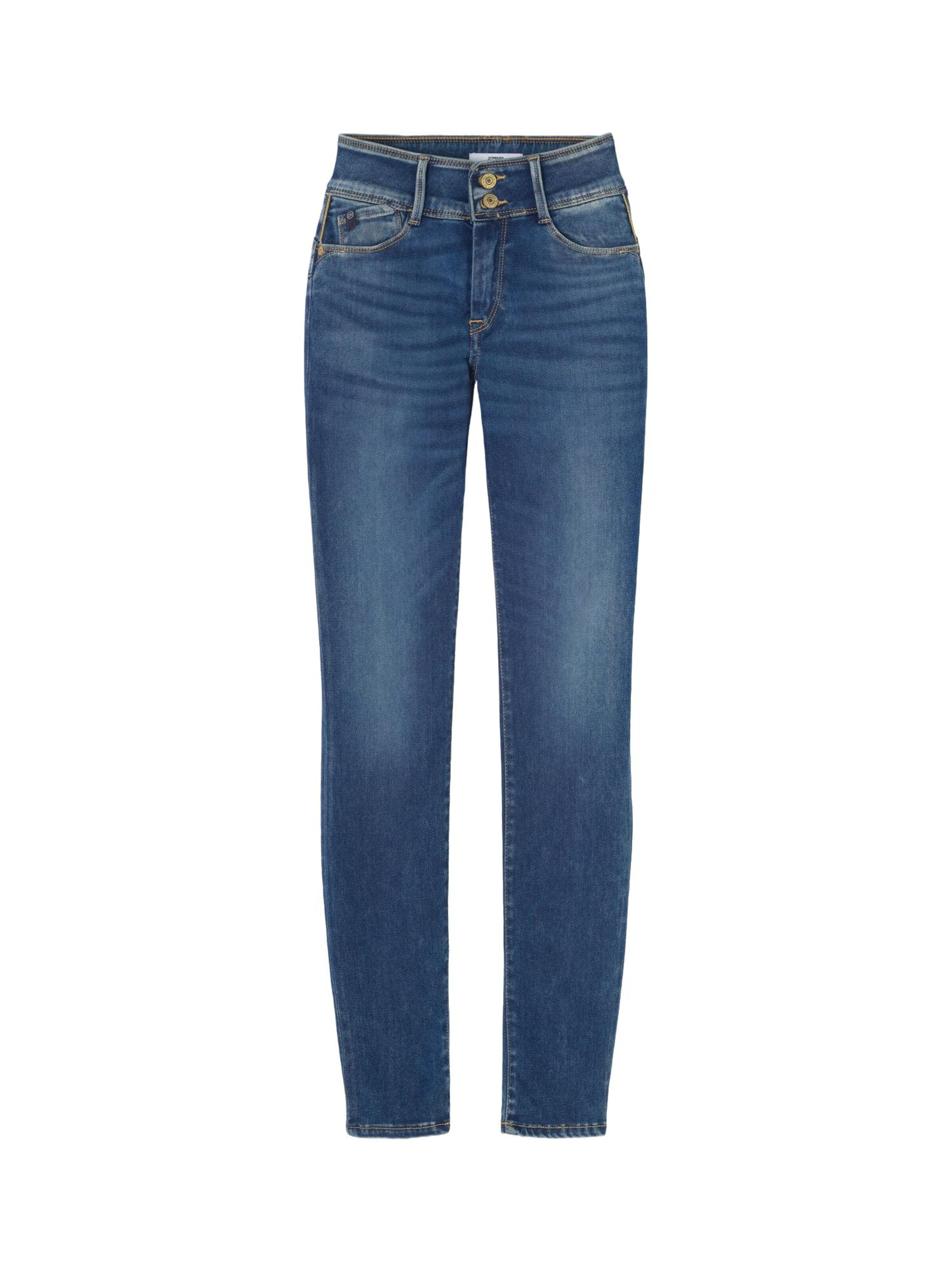 Coupe slim Jean 'Pulp' Le Temps Des Cerises en bleu : devant