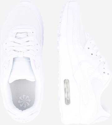 Baskets basses 'AIR MAX 90' Nike Sportswear en blanc