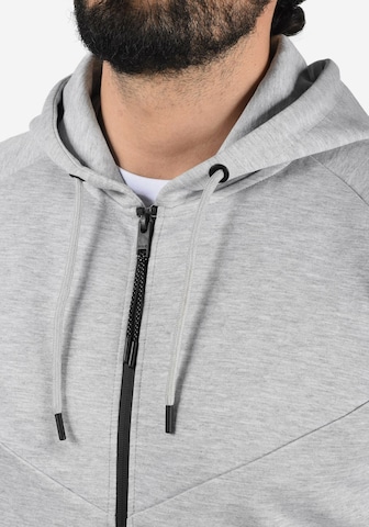 !Solid Zip-Up Hoodie 'Gelbert' in Grey