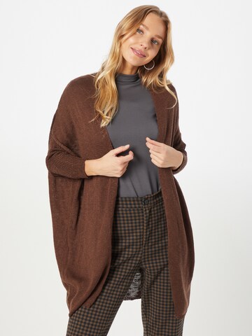 ZABAIONE Knit Cardigan 'Cardi Frida' in Brown: front