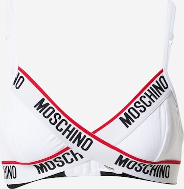 Moschino Underwear Bustier Melltartó - fehér: elől