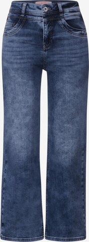 STREET ONE Wide leg Jeans in Blue: front