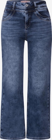 STREET ONE Wide leg Jeans in Blue: front