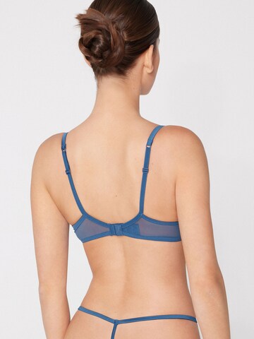 Tezenis Balconette Bra in Blue