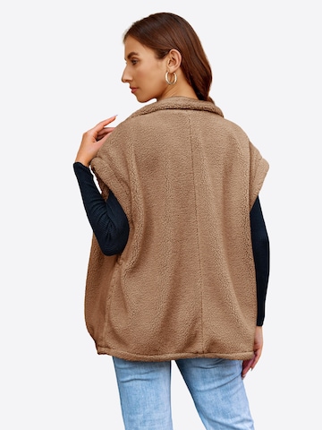 Imily Bela Brezrokavnik | rjava barva: zadnja stran