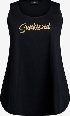 juoda Zizzi Palaidinė be rankovių 'VMY': priekis