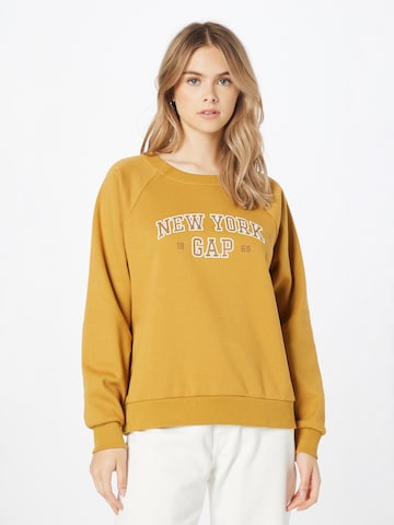 GAP Sweatshirt in Yellow: front