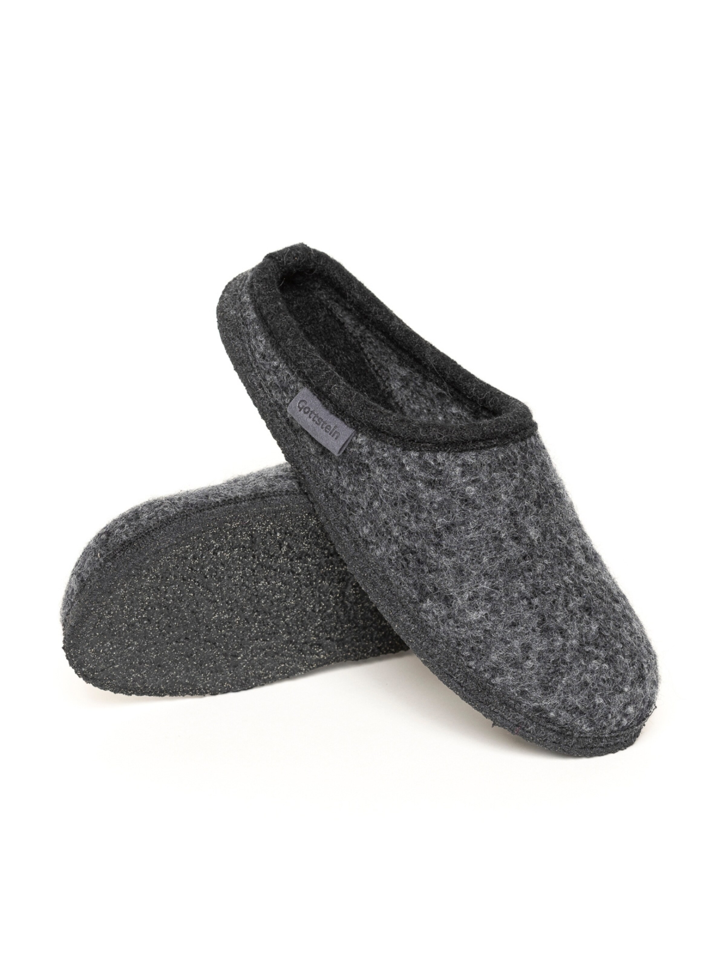 Gottstein Hausschuh 'Walkpantoffel Wool Venture Low'‌‌‌ in Grau