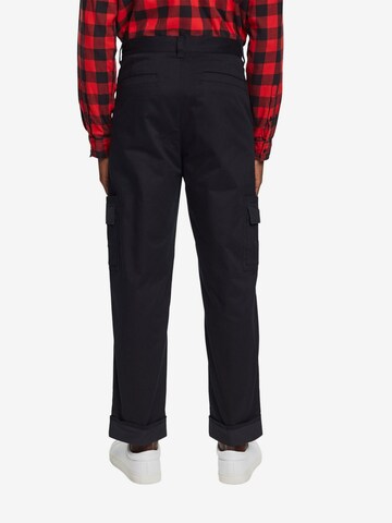 Effilé Pantalon cargo ESPRIT en noir