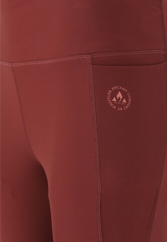 Whistler Skinny Workout Pants 'Dashy' in Red