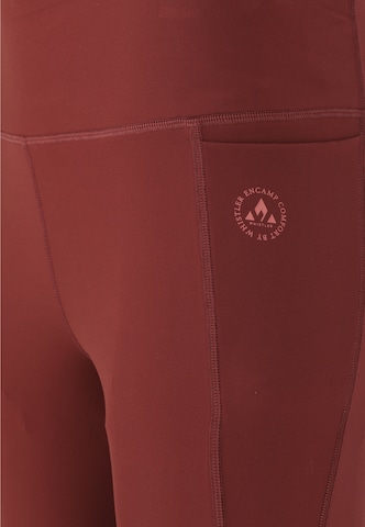 Whistler Skinny Workout Pants 'Dashy' in Red