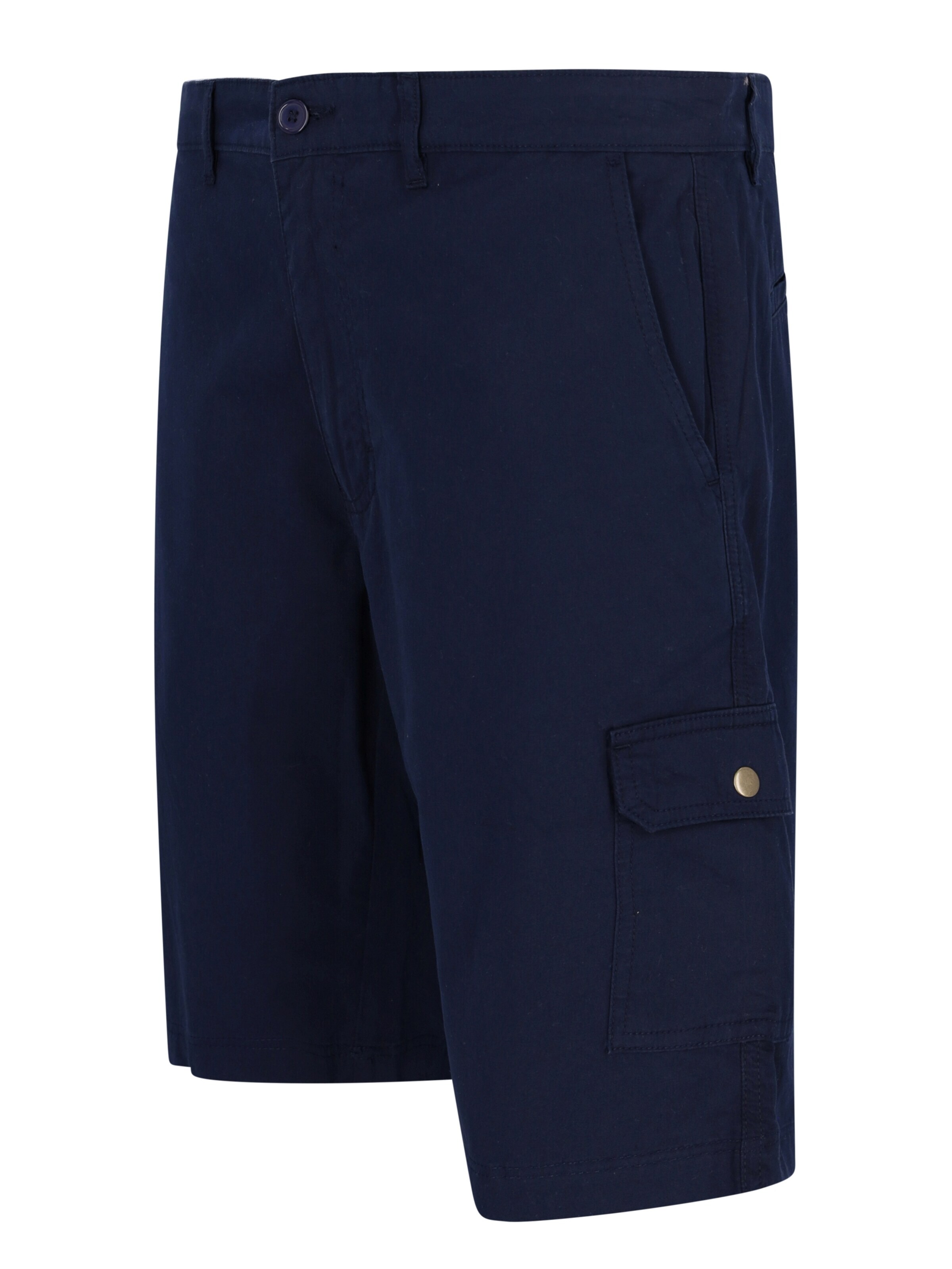 HAJO Regular Hose 'elastische Bermudashort mit Cargotaschen'‌‌‌‌‌‌‌‌ in Blau