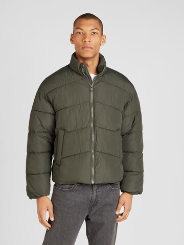 JACK & JONES Prehodna jakna 'ELLIOT' | zelena barva: sprednja stran