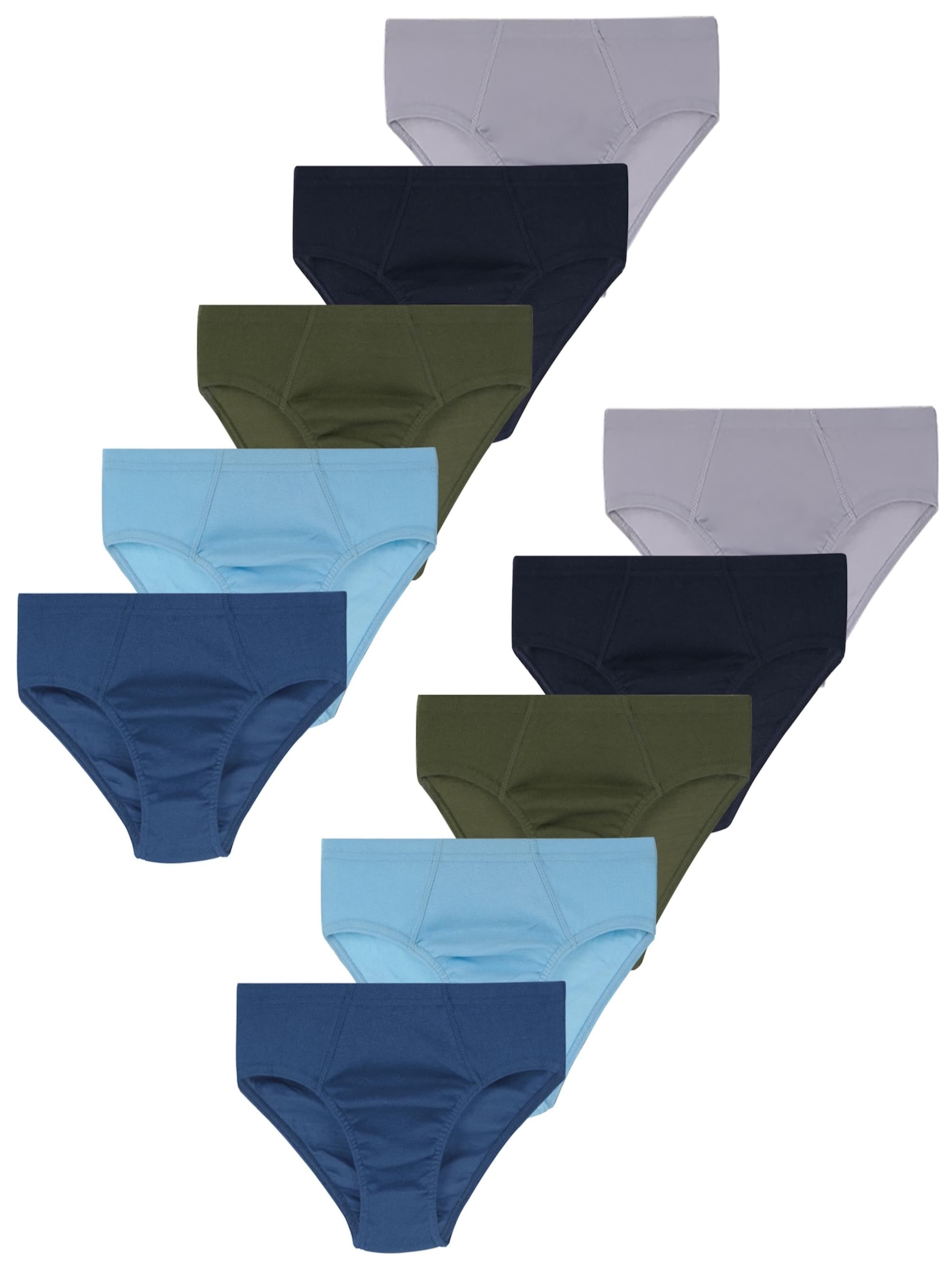 LOREZA Underpants 'Jungen Slips Branko' in Mixed colors: front