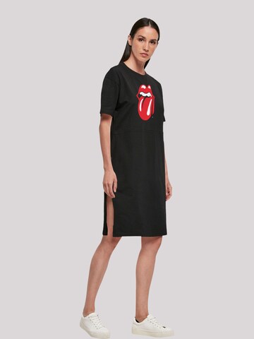 F4NT4STIC Dress 'The Rolling Stones Zunge' in Black