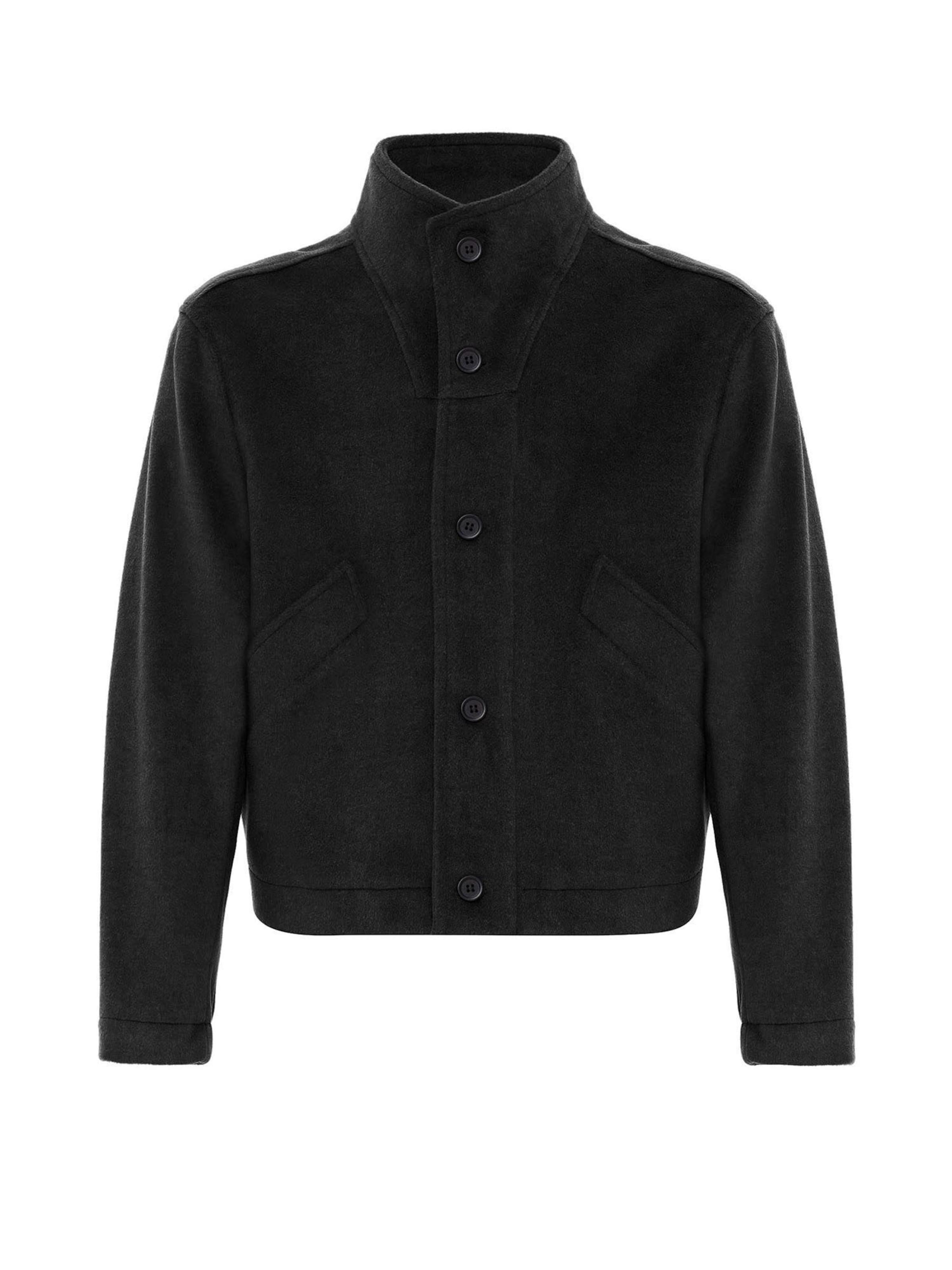 Antioch Between-season jacket in Black: front